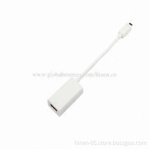 MHL to HDMI Adapter, Supports Highest Video Resolution of 1920x1080p
